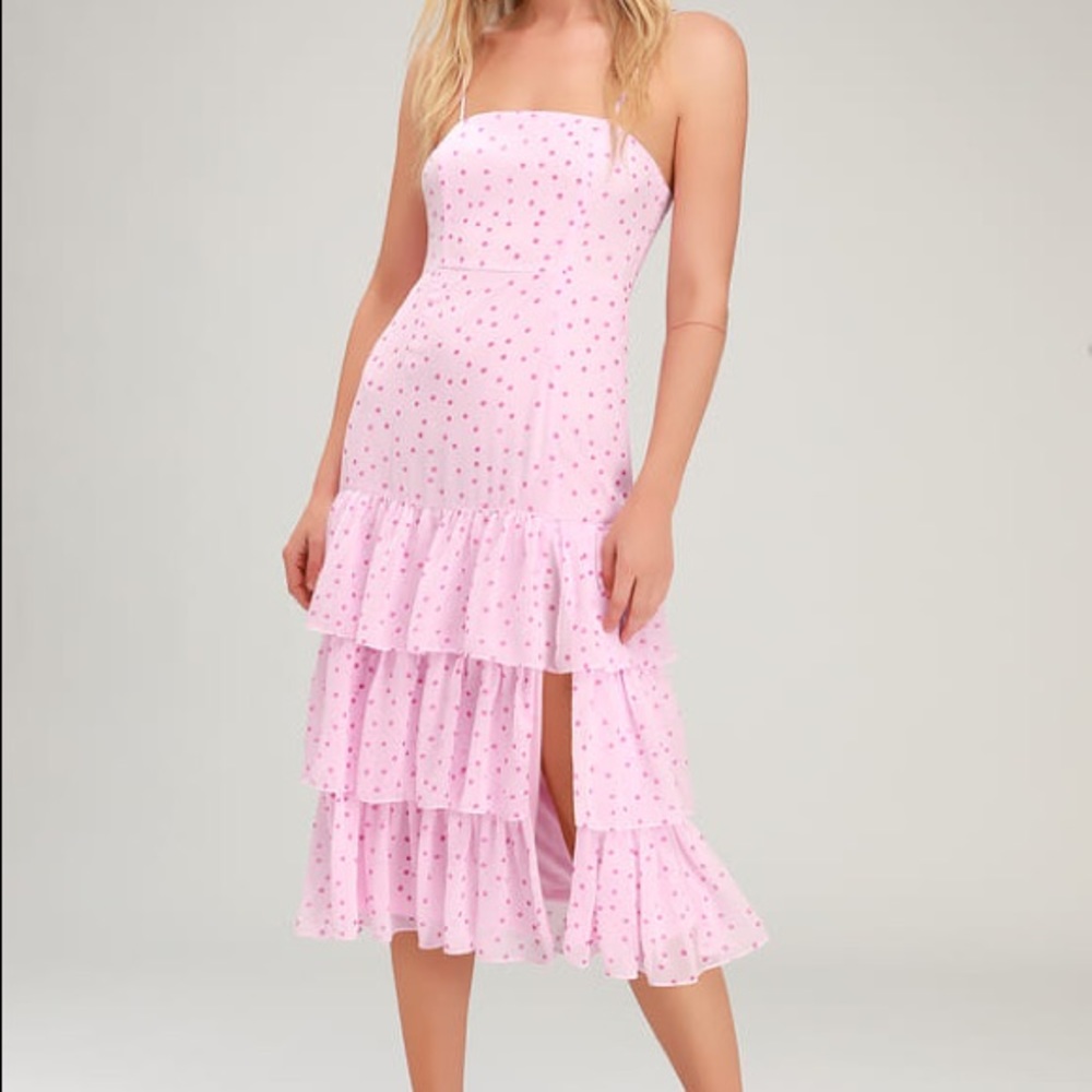 Pink Ruffle Dress